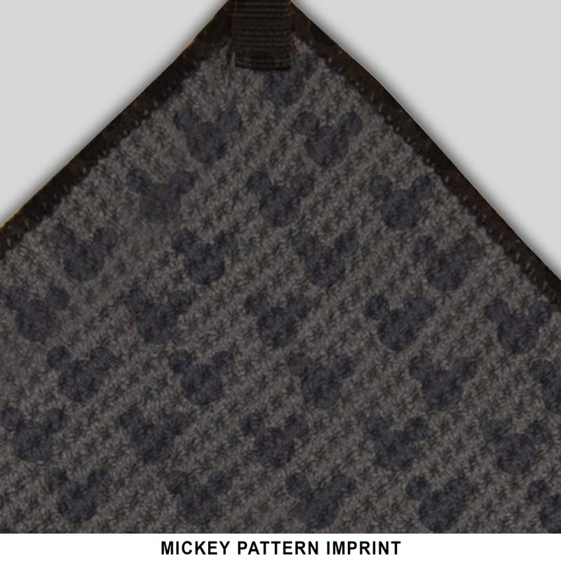 Team Effort T0539619 Disney Mickey Mouse Golf 15"x15" Grey Microfiber Towel, Multicolor - Image 2